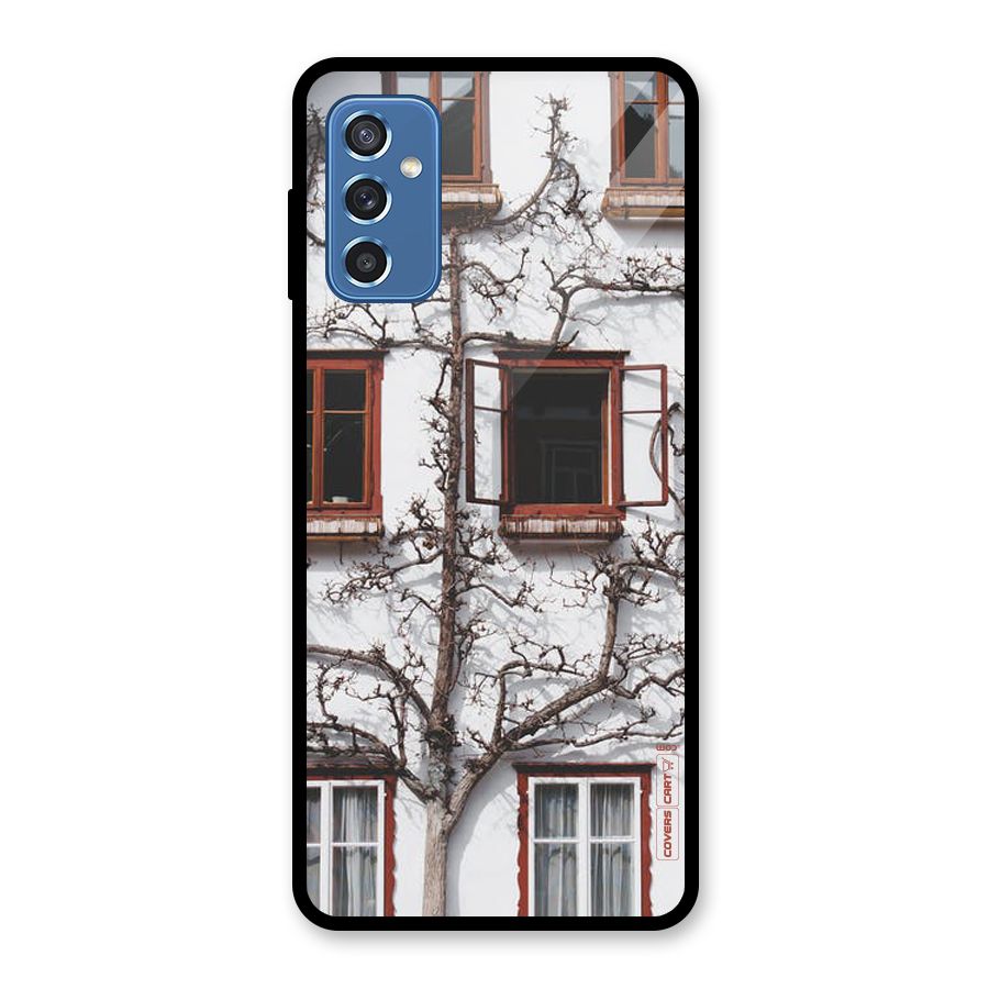 Tree House Glass Back Case for Galaxy M52 5G