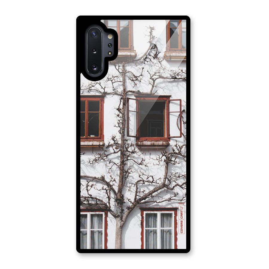 Tree House Glass Back Case for Galaxy Note 10 Plus