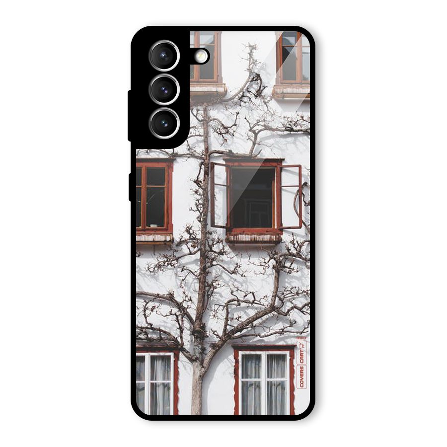 Tree House Glass Back Case for Galaxy S21 5G
