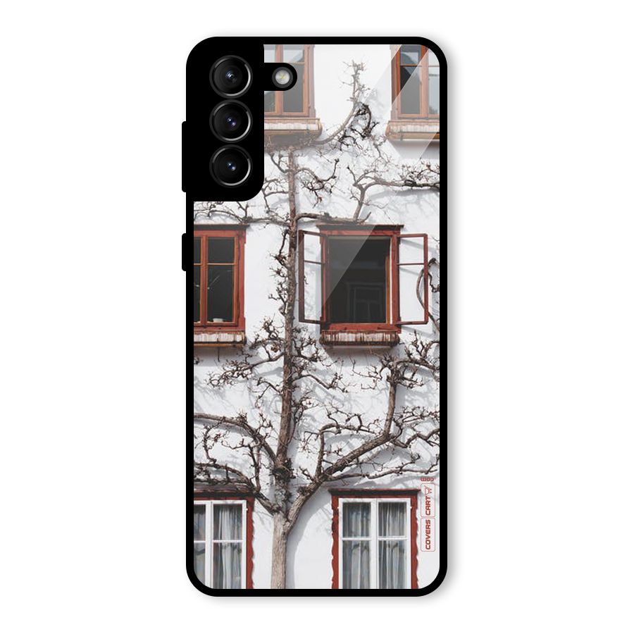 Tree House Glass Back Case for Galaxy S21 Plus