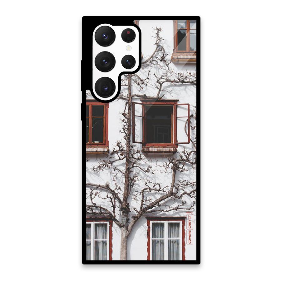 Tree House Glass Back Case for Galaxy S22 Ultra 5G