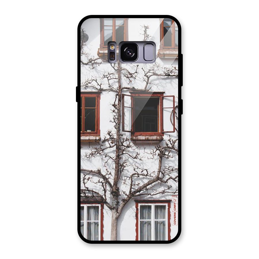 Tree House Glass Back Case for Galaxy S8