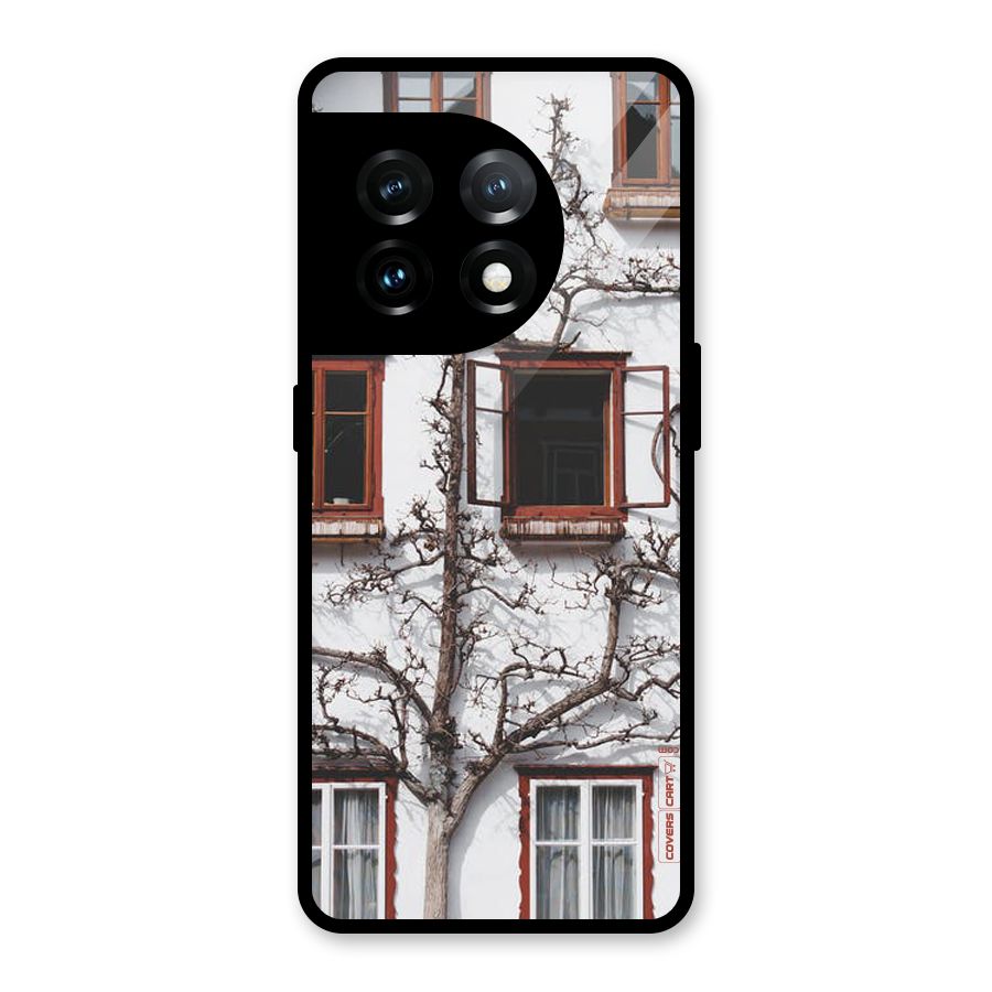 Tree House Glass Back Case for OnePlus 11