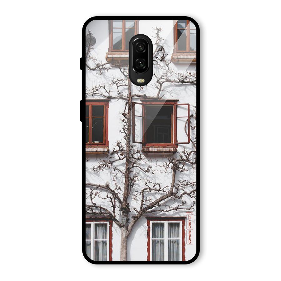 Tree House Glass Back Case for OnePlus 6T