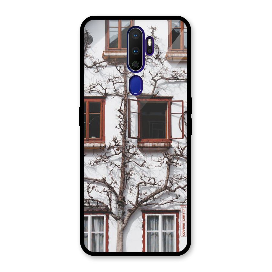 Tree House Glass Back Case for Oppo A9 (2020)