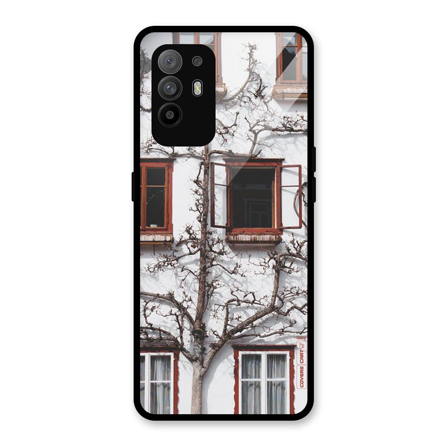 Tree House Glass Back Case for Oppo F19 Pro Plus 5G