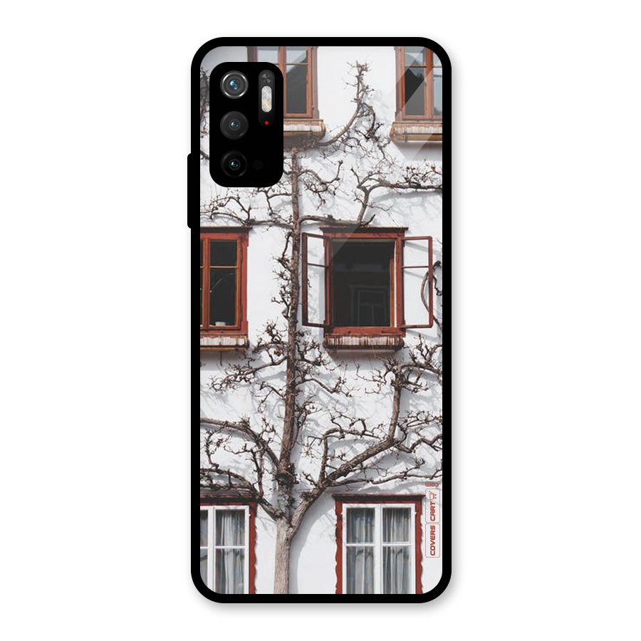 Tree House Glass Back Case for Poco M3 Pro 5G