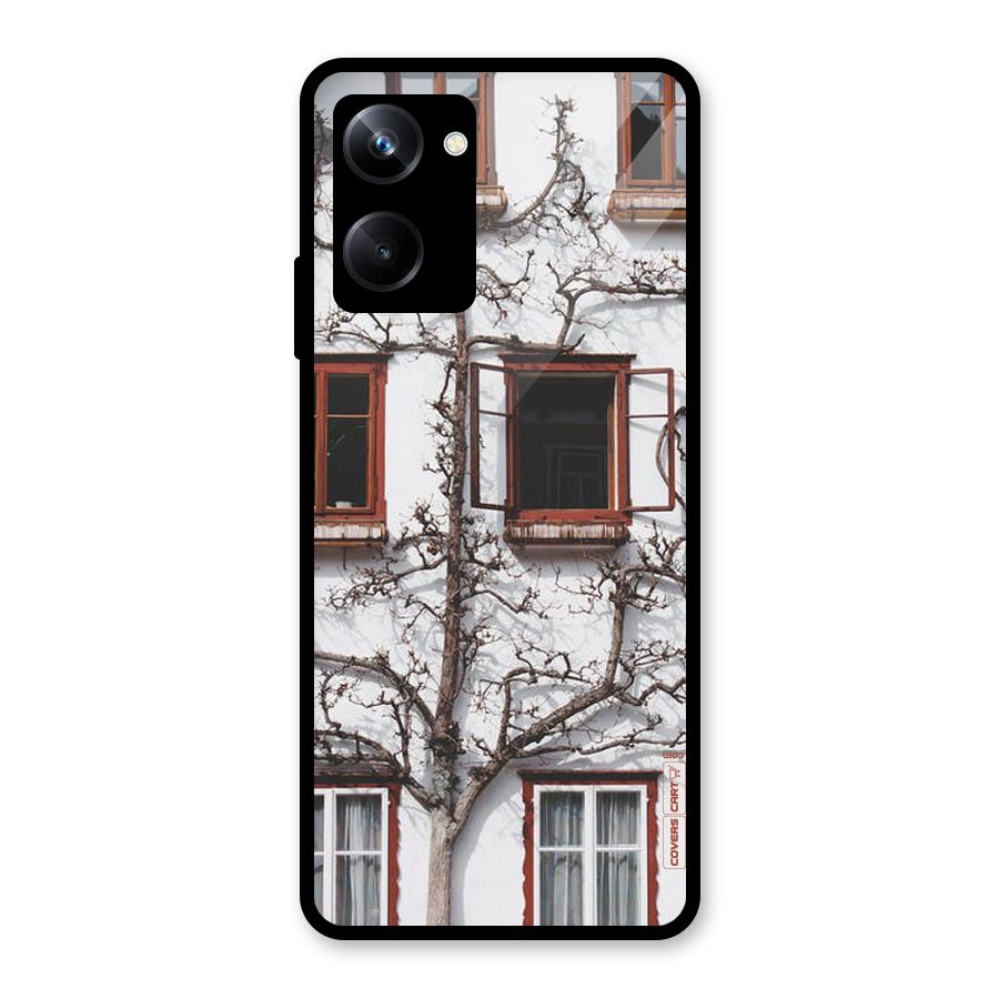 Tree House Glass Back Case for Realme 10 Pro
