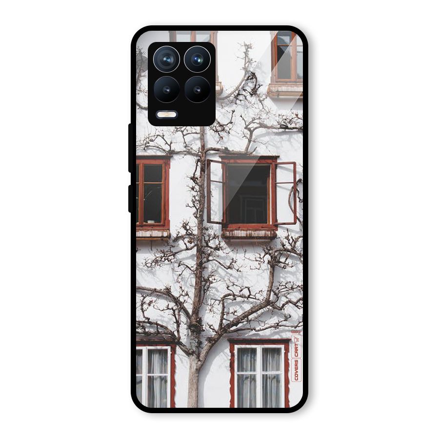 Tree House Glass Back Case for Realme 8