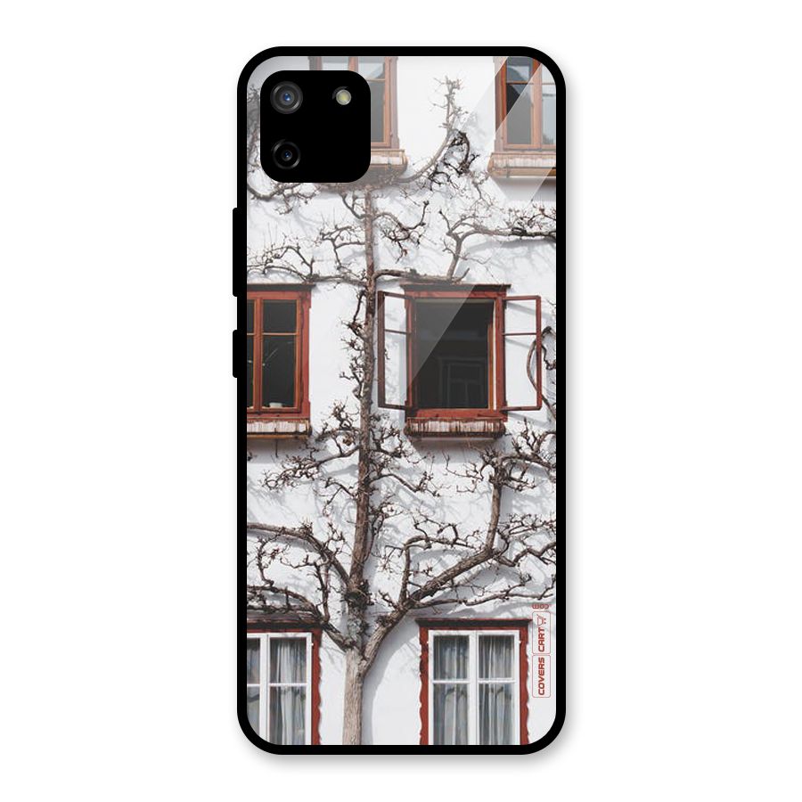 Tree House Glass Back Case for Realme C11