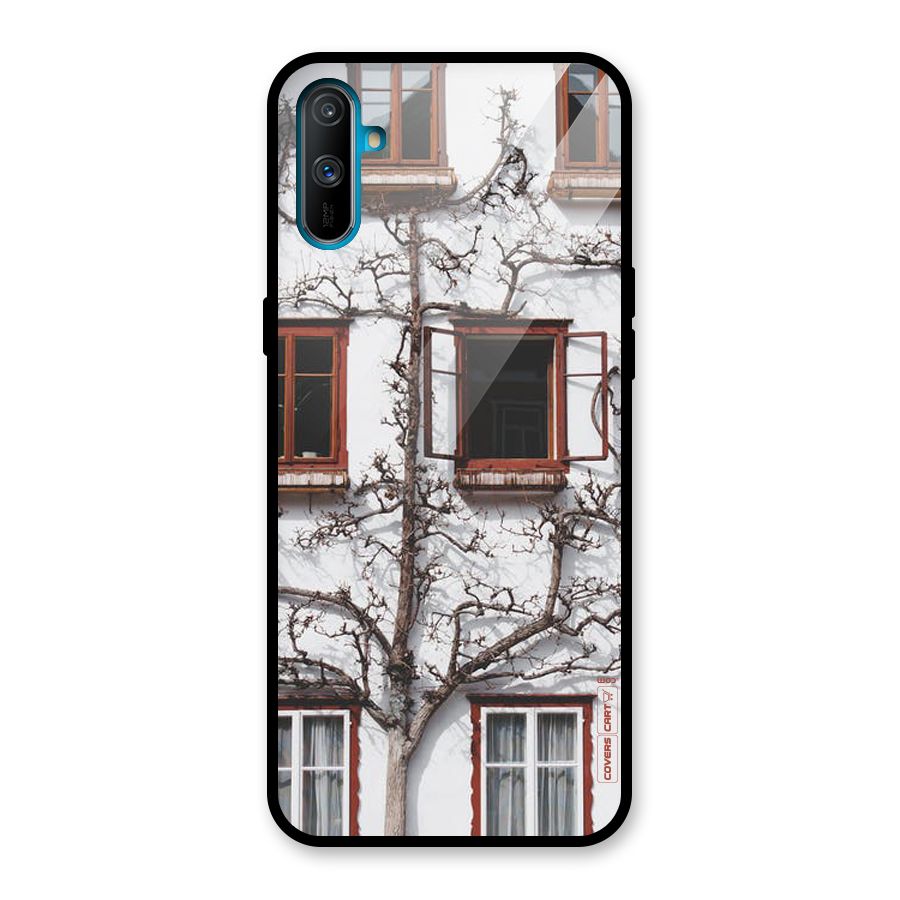 Tree House Glass Back Case for Realme C3
