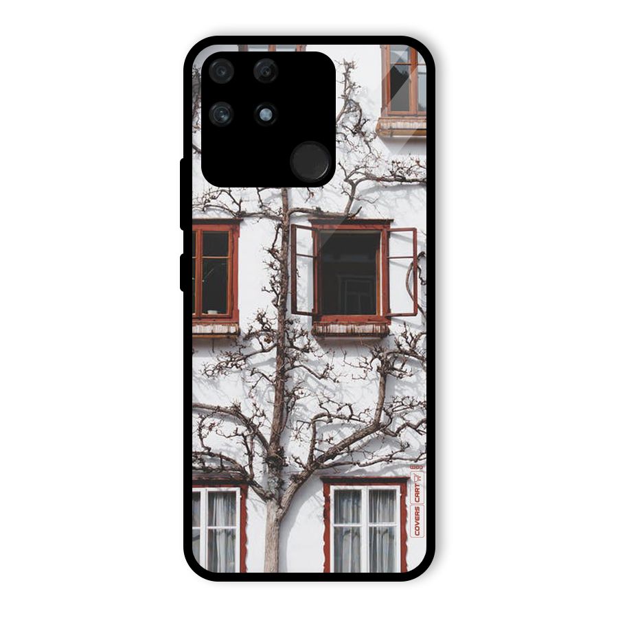 Tree House Glass Back Case for Realme Narzo 50A