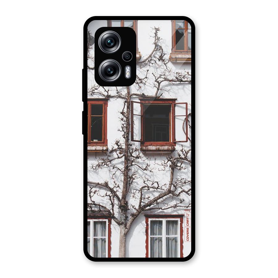 Tree House Glass Back Case for Redmi K50i