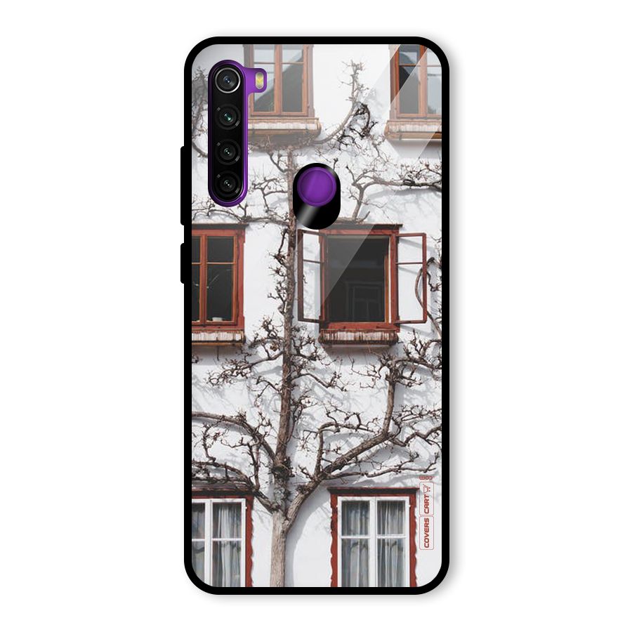 Tree House Glass Back Case for Redmi Note 8