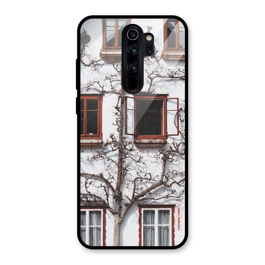 Tree House Glass Back Case for Redmi Note 8 Pro
