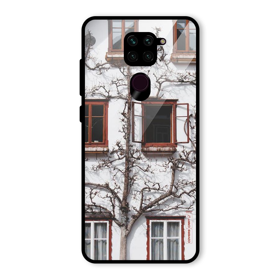 Tree House Glass Back Case for Redmi Note 9