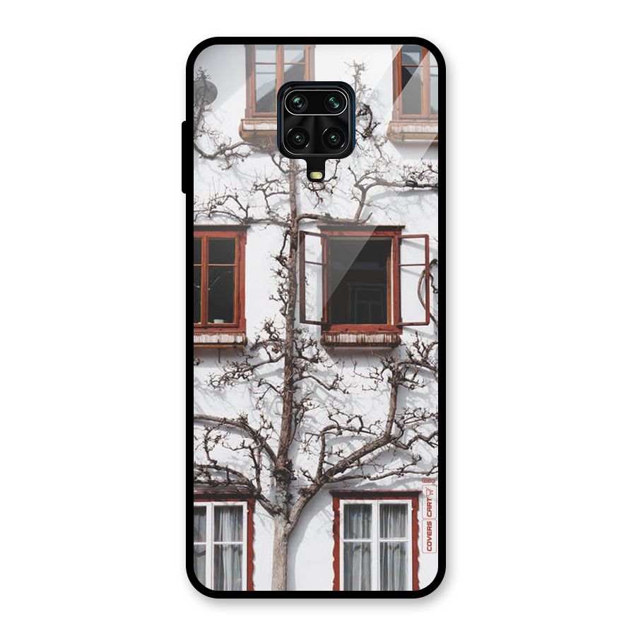 Tree House Glass Back Case for Redmi Note 9 Pro