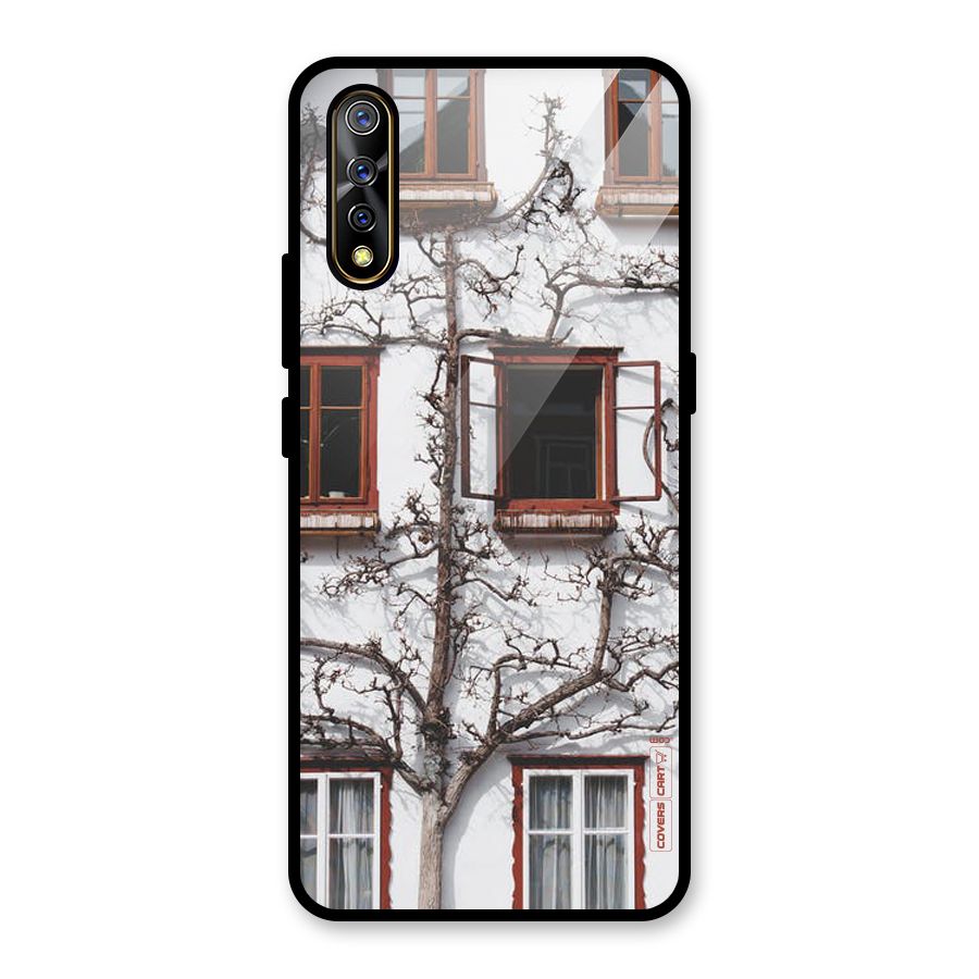 Tree House Glass Back Case for Vivo S1