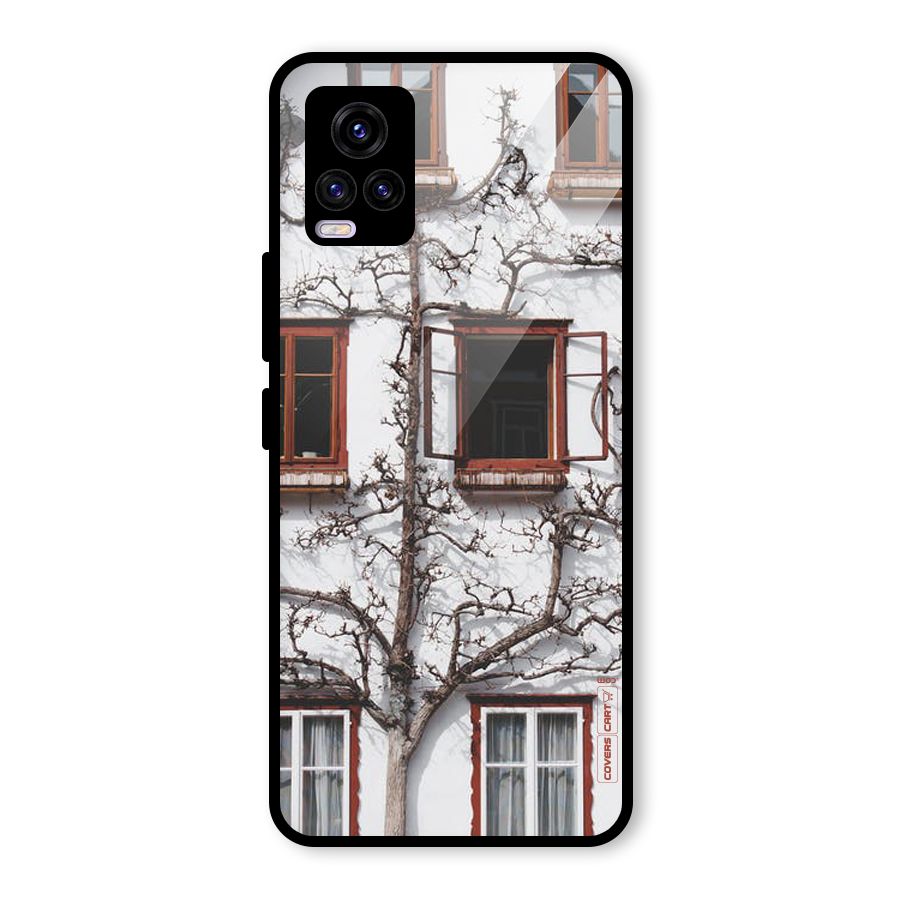 Tree House Glass Back Case for Vivo V20