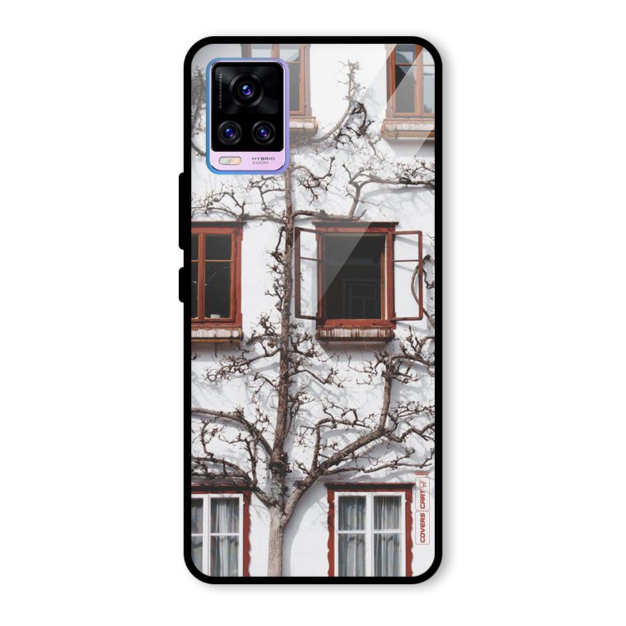 Tree House Glass Back Case for Vivo V20 Pro