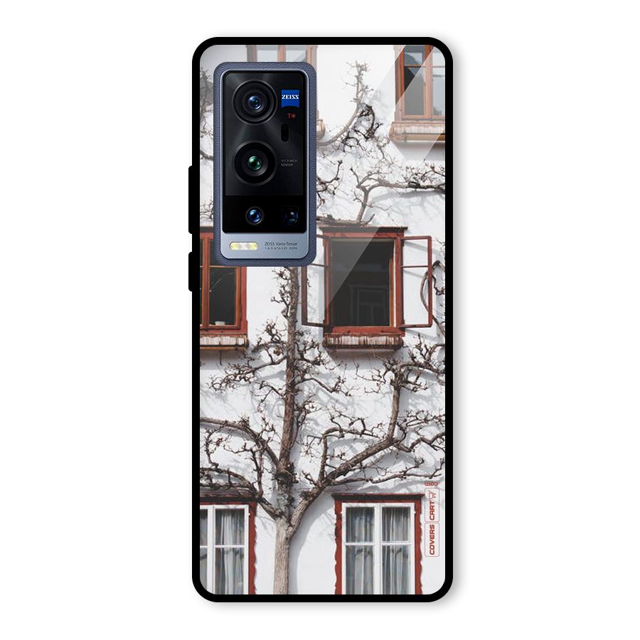 Tree House Glass Back Case for Vivo X60 Pro Plus