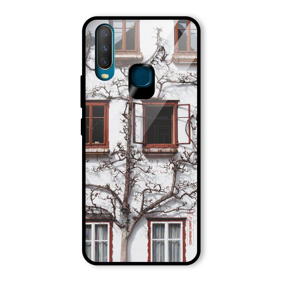 Tree House Glass Back Case for Vivo Y12