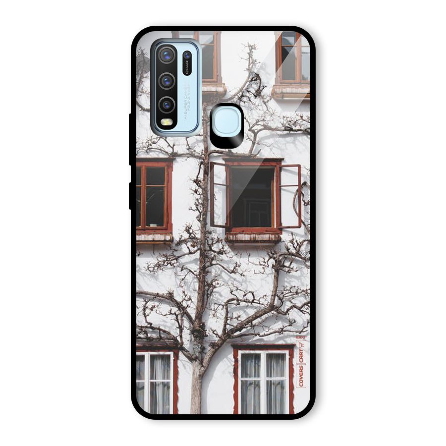 Tree House Glass Back Case for Vivo Y30