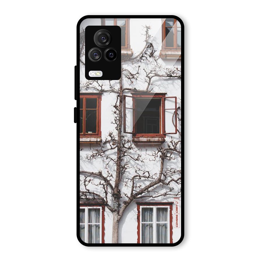 Tree House Glass Back Case for Vivo iQOO 7 Legend 5G