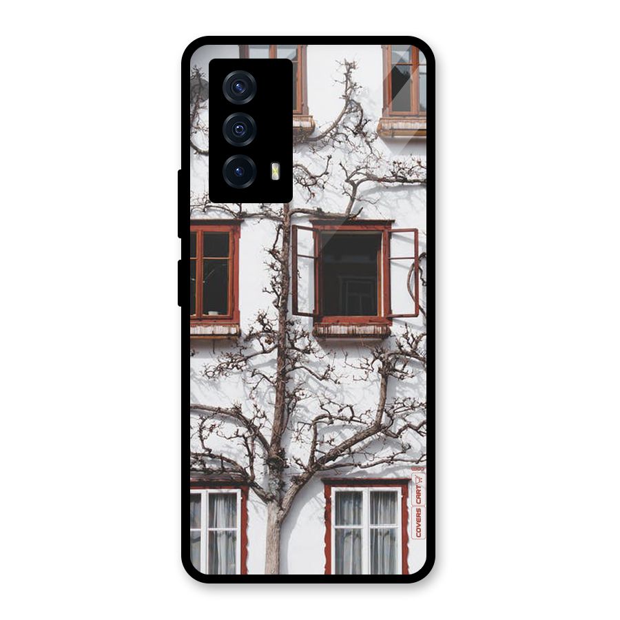 Tree House Glass Back Case for Vivo iQOO Z5