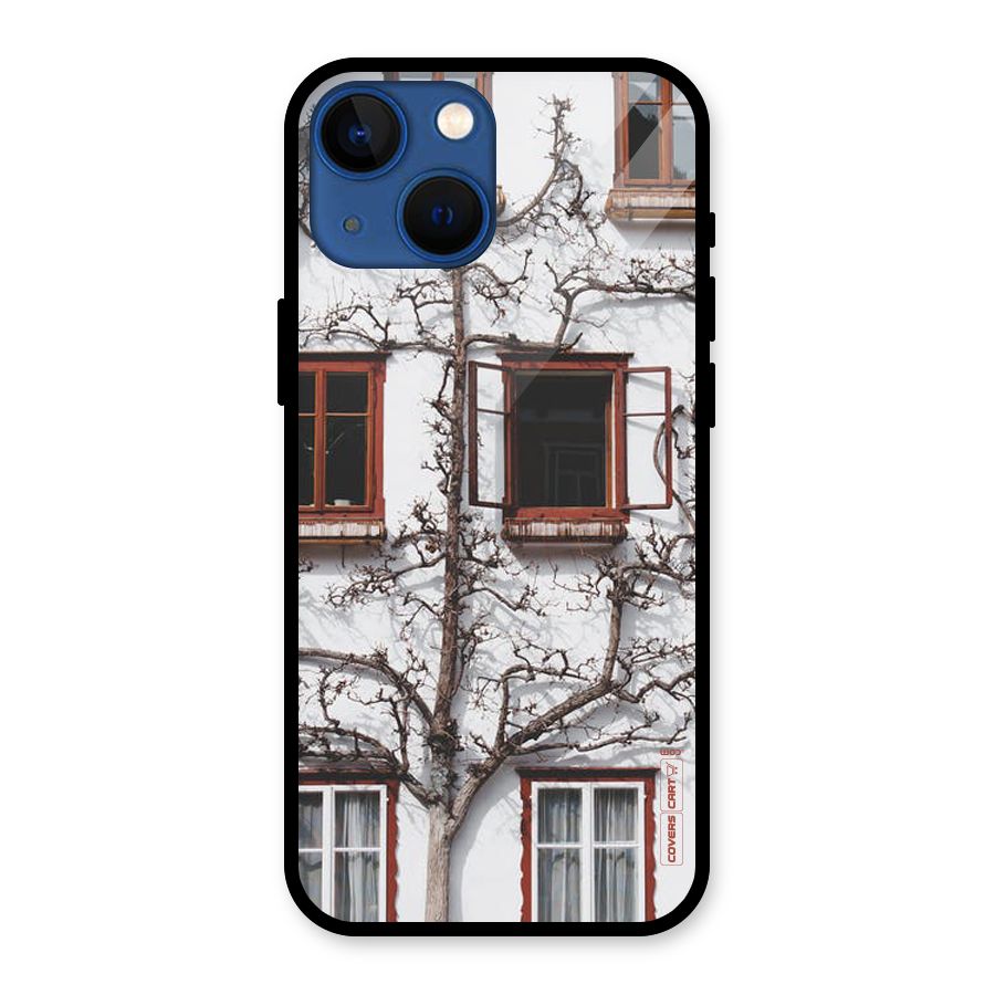 Tree House Glass Back Case for iPhone 13 Mini