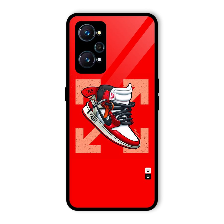 Trendy Air Shoes Glass Back Case for Realme GT 2