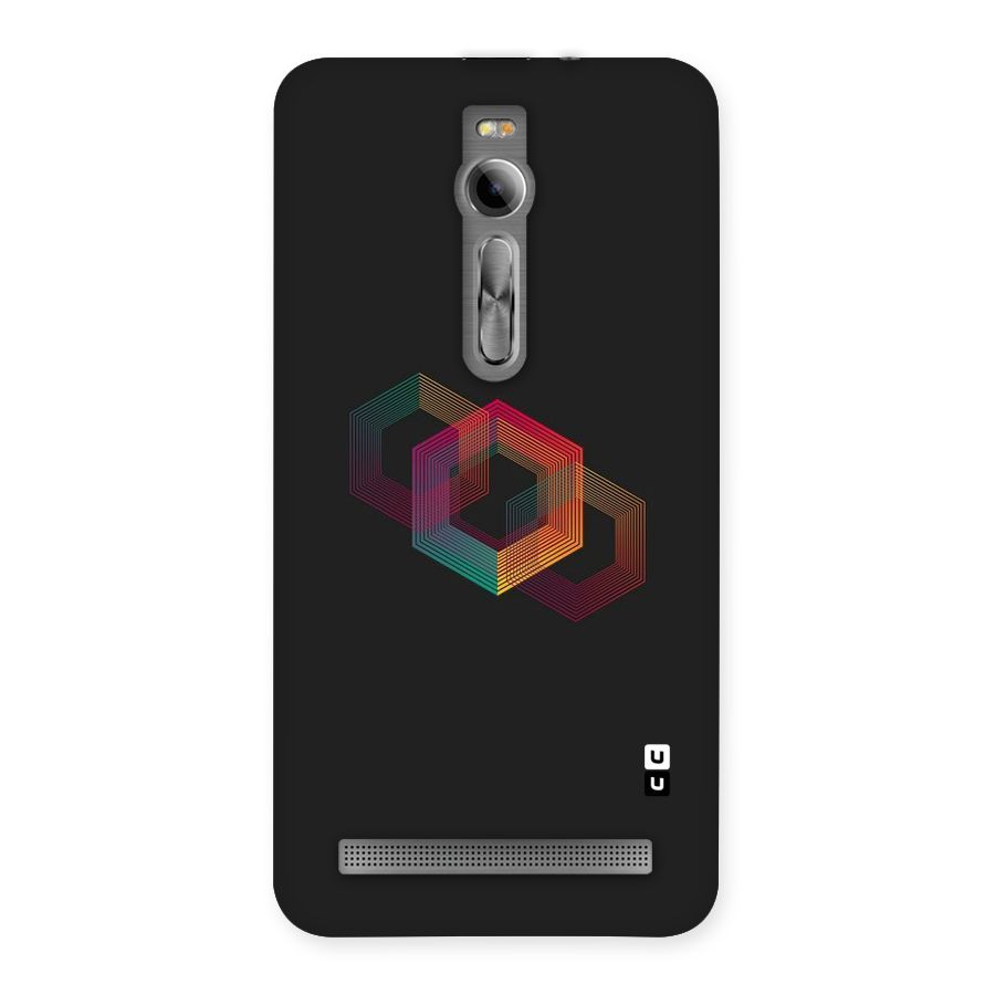 Tri-hexa Colours Back Case for Asus Zenfone 2