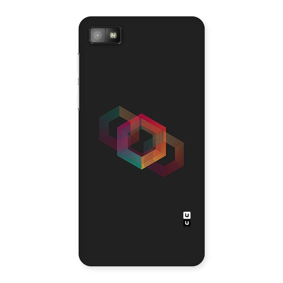 Tri-hexa Colours Back Case for Blackberry Z10