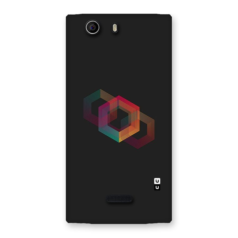 Tri-hexa Colours Back Case for Canvas Nitro 2 E311