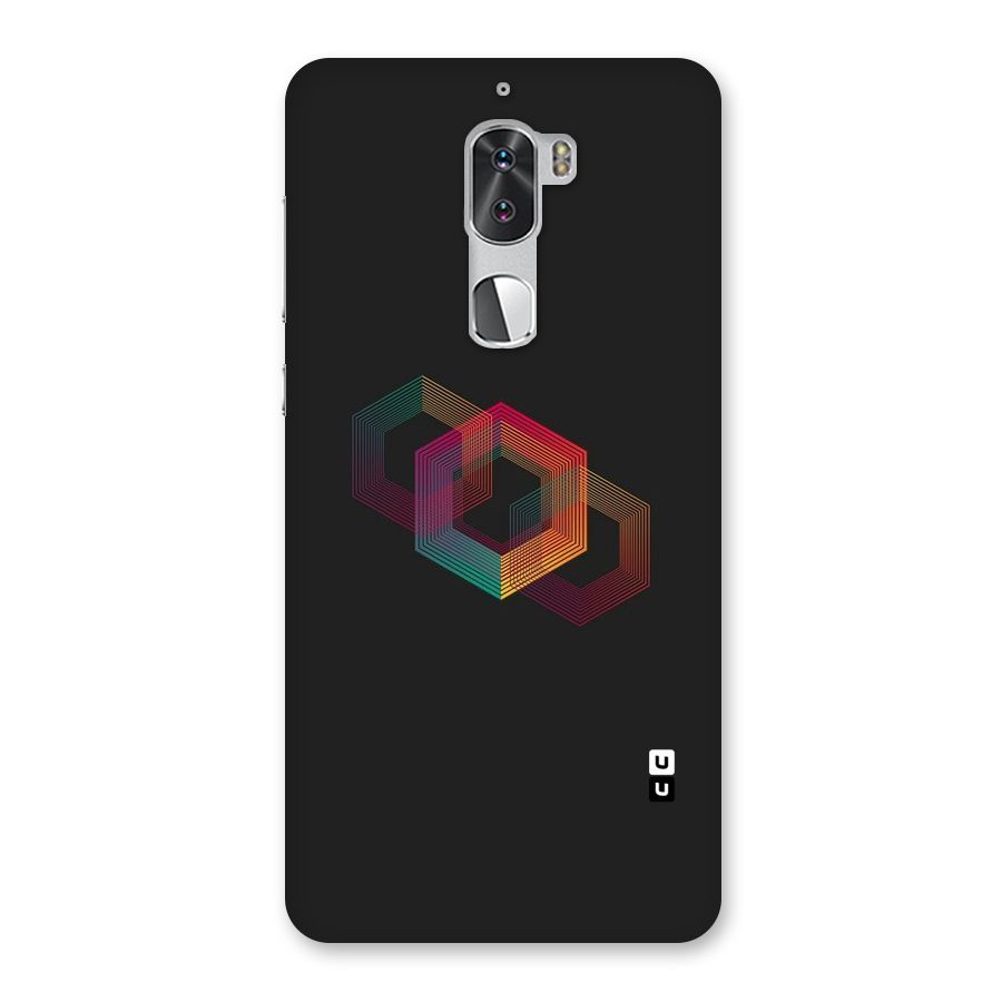 Tri-hexa Colours Back Case for Coolpad Cool 1