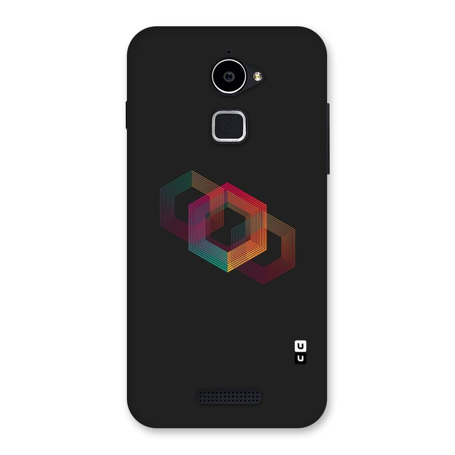 Tri-hexa Colours Back Case for Coolpad Note 3 Lite