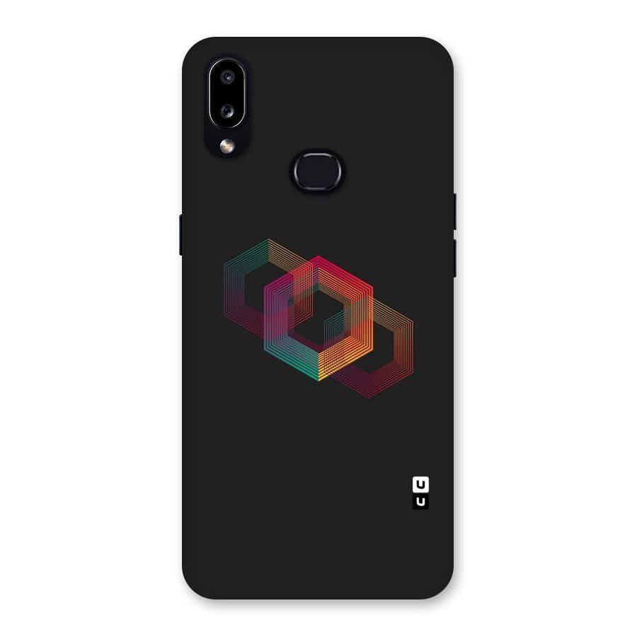 Tri-hexa Colours Back Case for Galaxy A10s