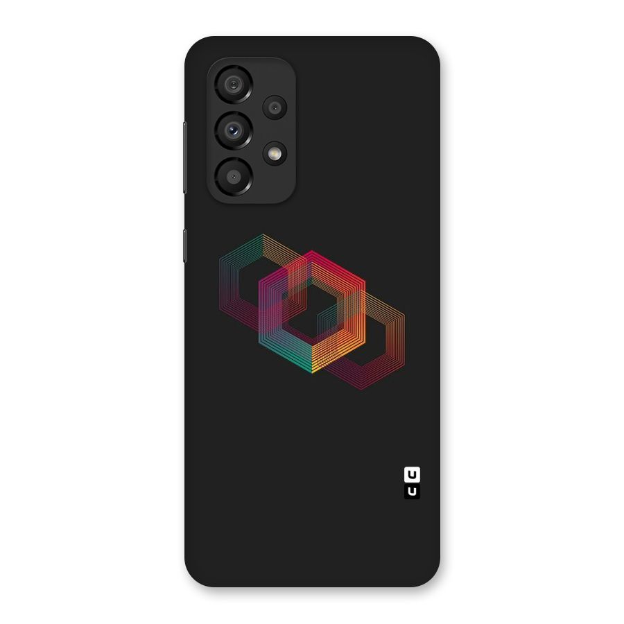 Tri-hexa Colours Back Case for Galaxy A33 5G