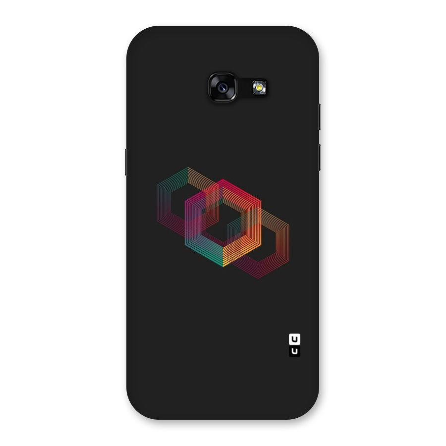 Tri-hexa Colours Back Case for Galaxy A5 2017