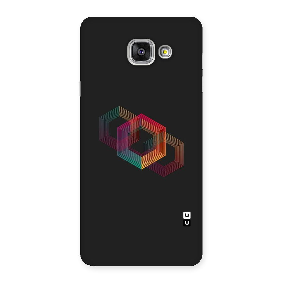 Tri-hexa Colours Back Case for Galaxy A7 2016
