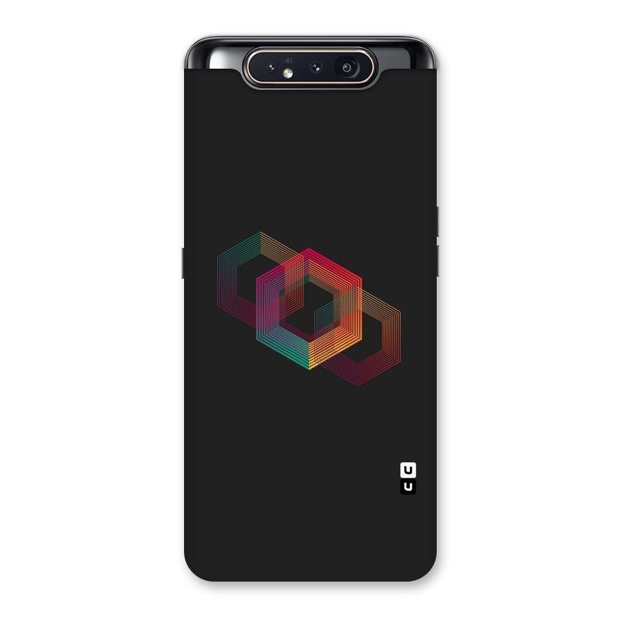 Tri-hexa Colours Back Case for Galaxy A80