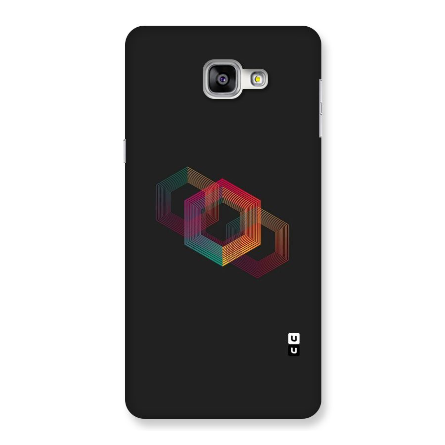 Tri-hexa Colours Back Case for Galaxy A9
