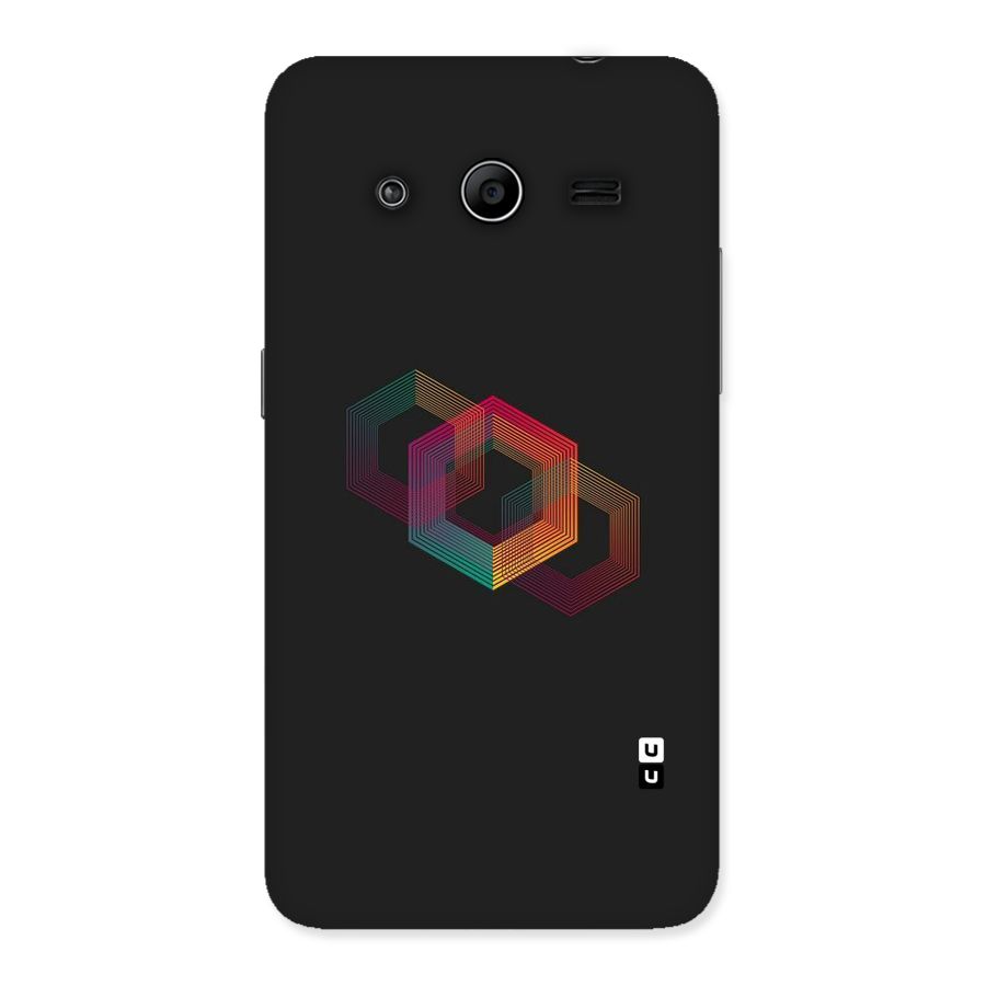 Tri-hexa Colours Back Case for Galaxy Core 2