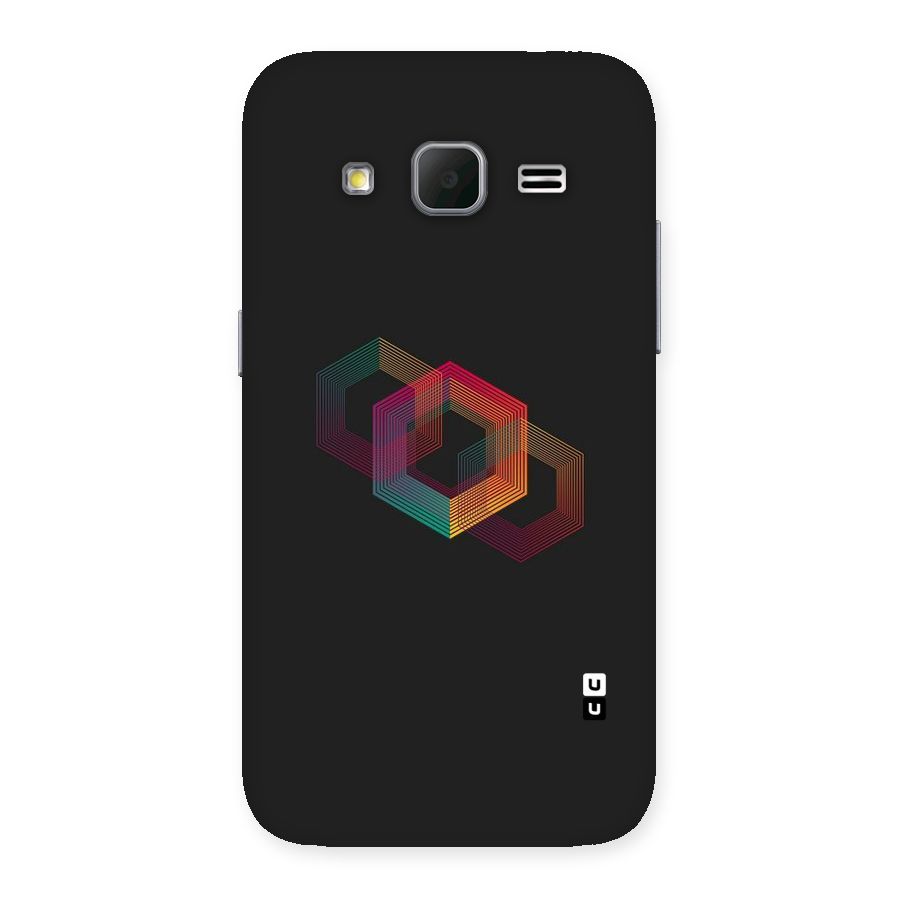 Tri-hexa Colours Back Case for Galaxy Core Prime