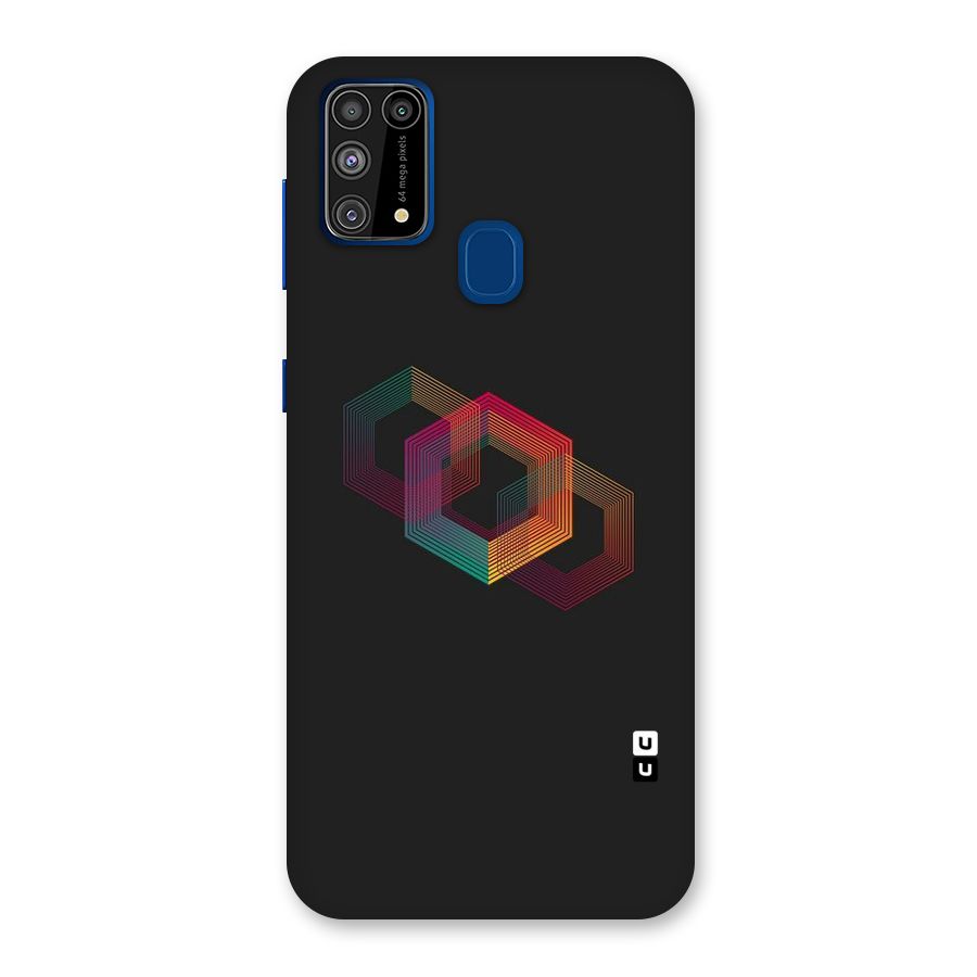 Tri-hexa Colours Back Case for Galaxy F41