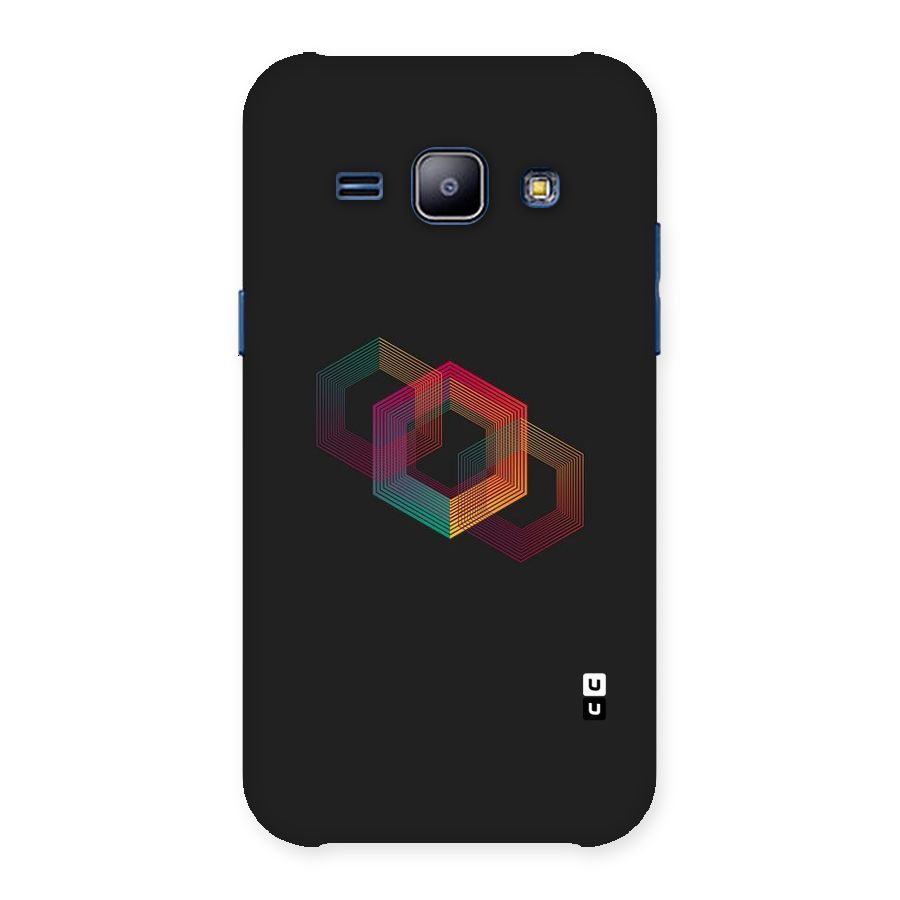 Tri-hexa Colours Back Case for Galaxy J1