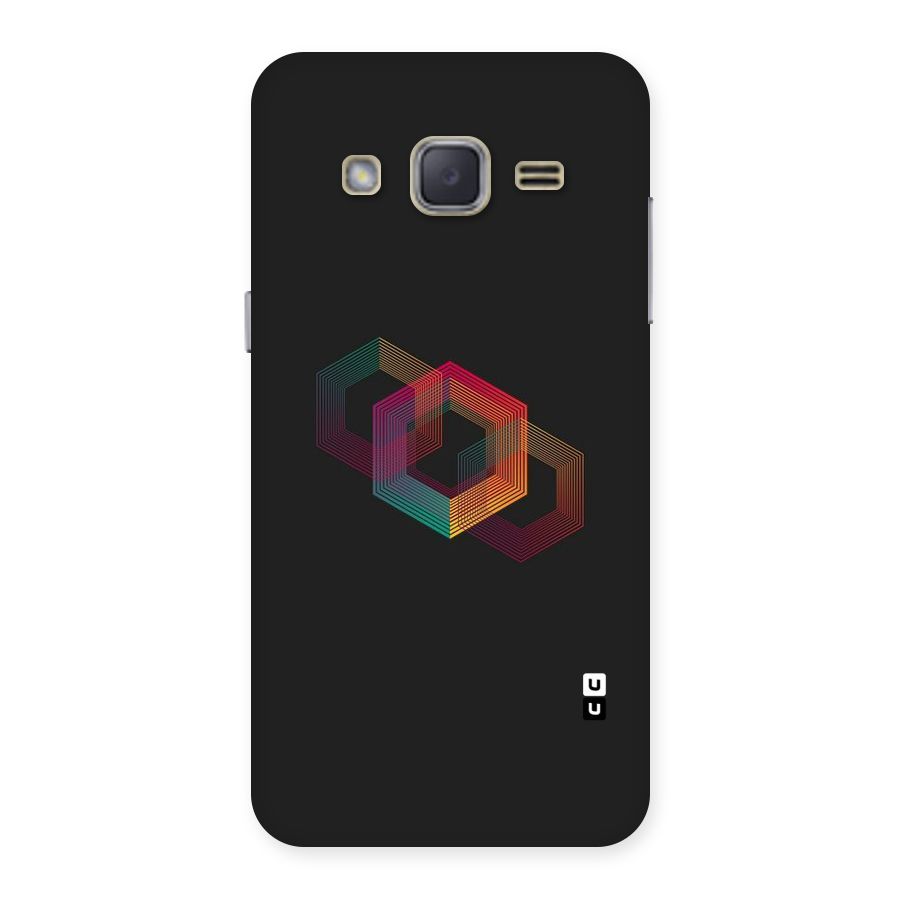 Tri-hexa Colours Back Case for Galaxy J2