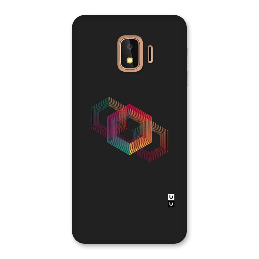 Tri-hexa Colours Back Case for Galaxy J2 Core