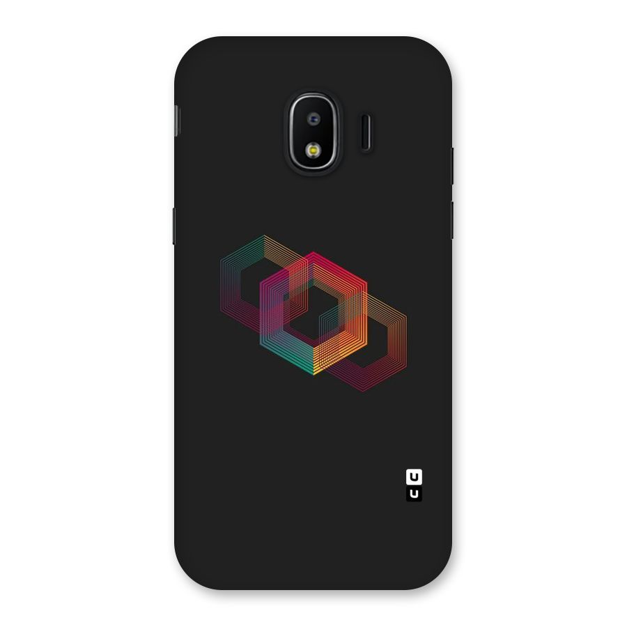Tri-hexa Colours Back Case for Galaxy J2 Pro 2018