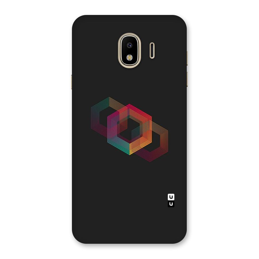 Tri-hexa Colours Back Case for Galaxy J4